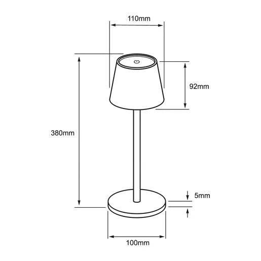LUMINARIO INTLED 5W 4.2VCDLM 30K/40K/65K PTL