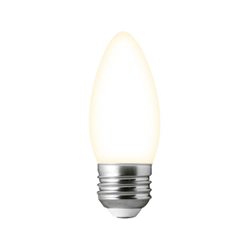 FOCO LED TIPO VELA INTELIGENTE CON FILAMENTO DE 5.5 W CON WIFI COLOR OPACO LUSTER SMART T 5EIC27LEDFFV200TCW TECNOLITE.