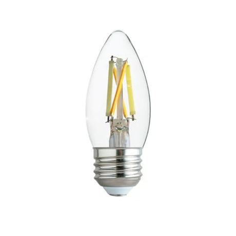 FOCO VELA LED INTELIGENTE FILAMENTO B11 WIFI 5.5 W LUZ BLANCA AJUSTABLE BASE E27 ATENUABLE COMPATIBLE CON APP MOVIL Y ASISTENTES DE VOZ 5EIC27LEDFV200TCW
