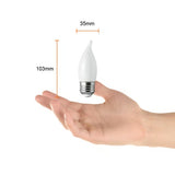 FOCO VELA LED INTELIGENTE FILAMENTO C35T WIFI 5.5 W LUZ BLANCA AJUSTABLE BASE E27 ATENUABLE COMPATIBLE CON APP MOVIL Y ASISTENTES DE VOZ 5FFE27LEDFFV200TCW