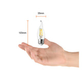 FOCO LED TIPO VELA INTELIGENTE DE 5.5 W CON WIFI COLOR TRANSPARENTE BRIGHT SMART T 5FFE27LEDFV200TCW TECNOLITE