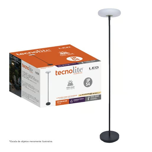 LUMINARIO EXT LED 3.1W 3.7VCD 480LM 30K NGR