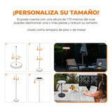 LUMINARIO EXT LED 3.1W 3.7VCD 480LM 30K NGR