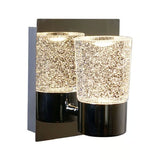 LAMPARA PARED ARBOTANTE CRISTAL LED 5.5W LUZ CALIDA BRILLANTE NO ATENUABLE