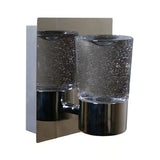 LAMPARA PARED ARBOTANTE CRISTAL LED 5.5W LUZ CALIDA BRILLANTE NO ATENUABLE