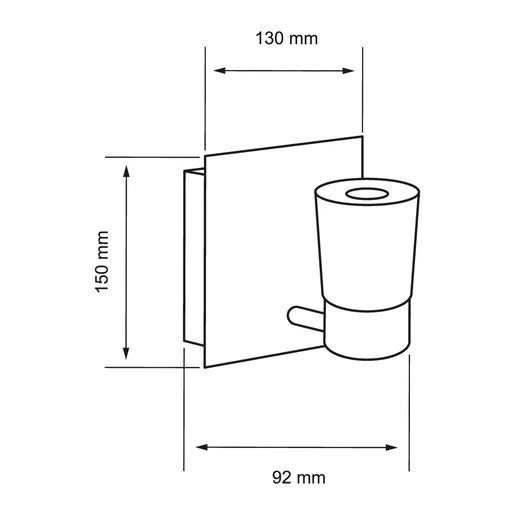 LAMPARA PARED ARBOTANTE CRISTAL LED 5.5W LUZ CALIDA BRILLANTE NO ATENUABLE