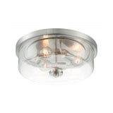 LUMINARIO A TECHO SOMMERSET 3 LUCES NIQUEL CEPILLADO SATCO