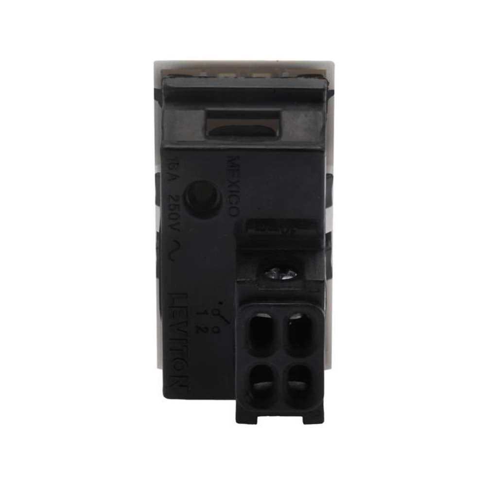 INTERRUPTOR SENCILLO 16A/250V. BLANCO MODULOS LEVITON X00-INTER-00B