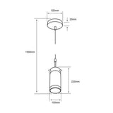 LAMPARA COLGANTE DE CRISTAL 1.50 M DE ALTURA POTENCIA MAX. 60 W 1 BASE E27 NO INCLUYE FOCO 60CTL0003MVOP