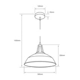 LÁMPARA DE INTERIOR PARA SUSPENDER AGORA TECNOLITE BASE E27