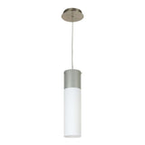 LUMINARIO INT. COLGANTE/SUSPENDIDO 8.5W/127V. PC SATINADO/OPALINO E27 SIN FOCO LIMENA ***HAE 2024***