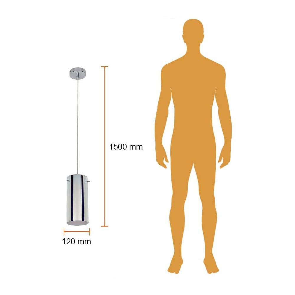 COLGANTE DE CRISTAL EROS TECNOLITE 1.50 METROS DE ALTURA POTENCIA MÁXIMA 60W BASE E27 NO INCLUYE FOCO ***TECNOLITE HAE***