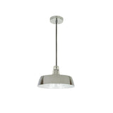 LUMINARIO SUSPENDIDO DECORATIVO INT. 8.5W/100-240V. E27 CRISTAL ACERO CROMADO LA CANEE ***TECNOLITE HAE***