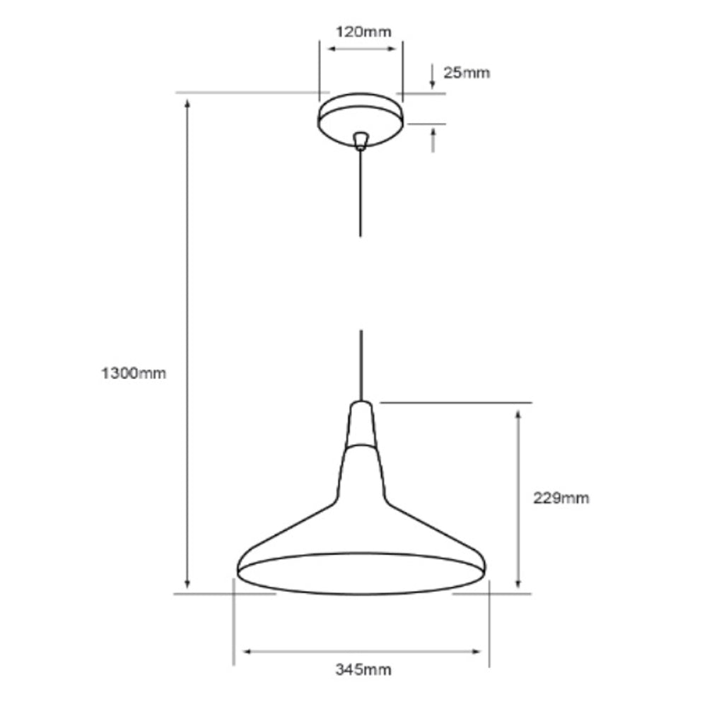 LUMINARIO SUSPENDIDO DECORATIVO INT. 8.5W/100-240V. E27 ALUM. ACERO SATINADO MERIDIANA ***TECNOLITE HAE***