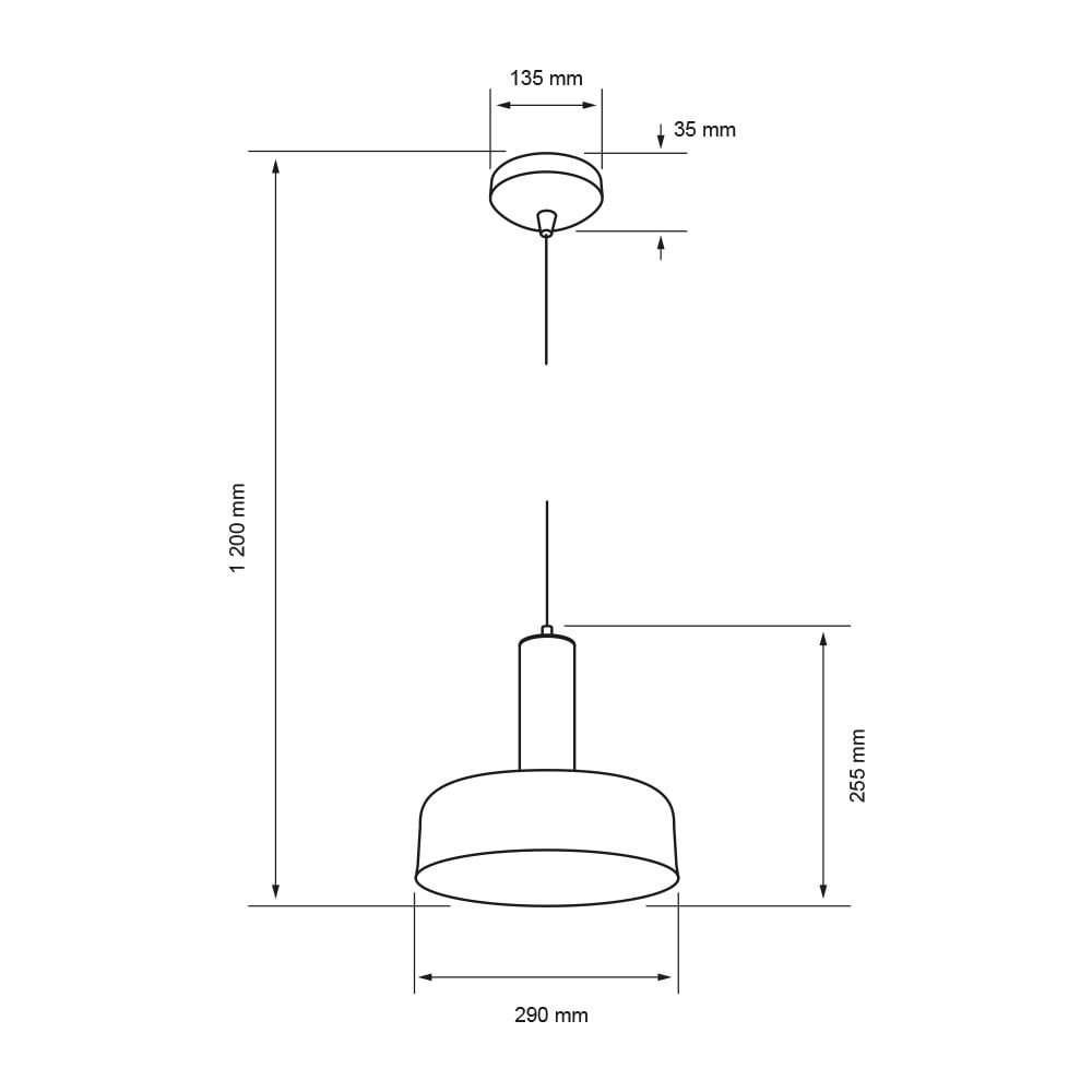 LUMINARIO INT S/LAMP E27 CEM