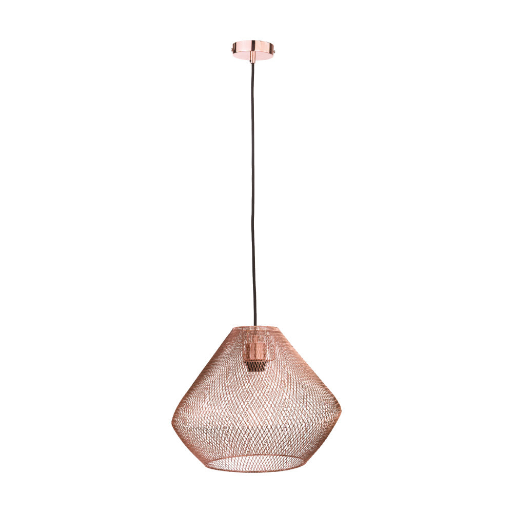 COLGANTE METÁLICO TECNOLITE AFRODITA 1.5M DE ALTURA 60W BASE E27 NO INCLUYE FOCO ***TECNOLITE HAE***