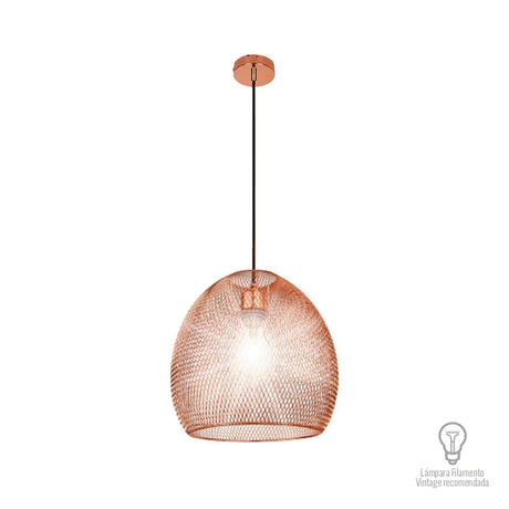 COLGANTE METÁLICO TECNOLITE VENUS 1.5M DE ALTURA 60W BASE E27 NO INCLUYE FOCO  *** HAE ***