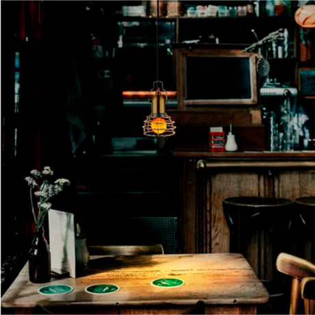 LUMINARIO INT. COLG. 8.5W/100-240V. ALUM. ACERO BRONCE ANTIGUO NEGRO KOEIA I