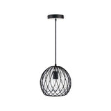 LUMINARIO INT. COLG. 8.5W/100-240V. CRISTAL ACERO NEGRO KOEIA II ***HAE 2024***