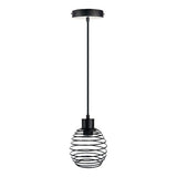 LUMINARIO INT. COLG. 8.5W/100-240V. ACERO NEGRO KITAL II