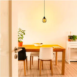 LAMPARA COLGANTE DE METAL 1.50 M DE ALTURA POTENCIA MAX. 60 W 1 BASE E27 NO INCLUYE FOCO 60CTL6127MVN