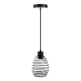 LUMINARIO INT. COLG. 8.5W/100-240V. ACERO NEGRO KITAL III