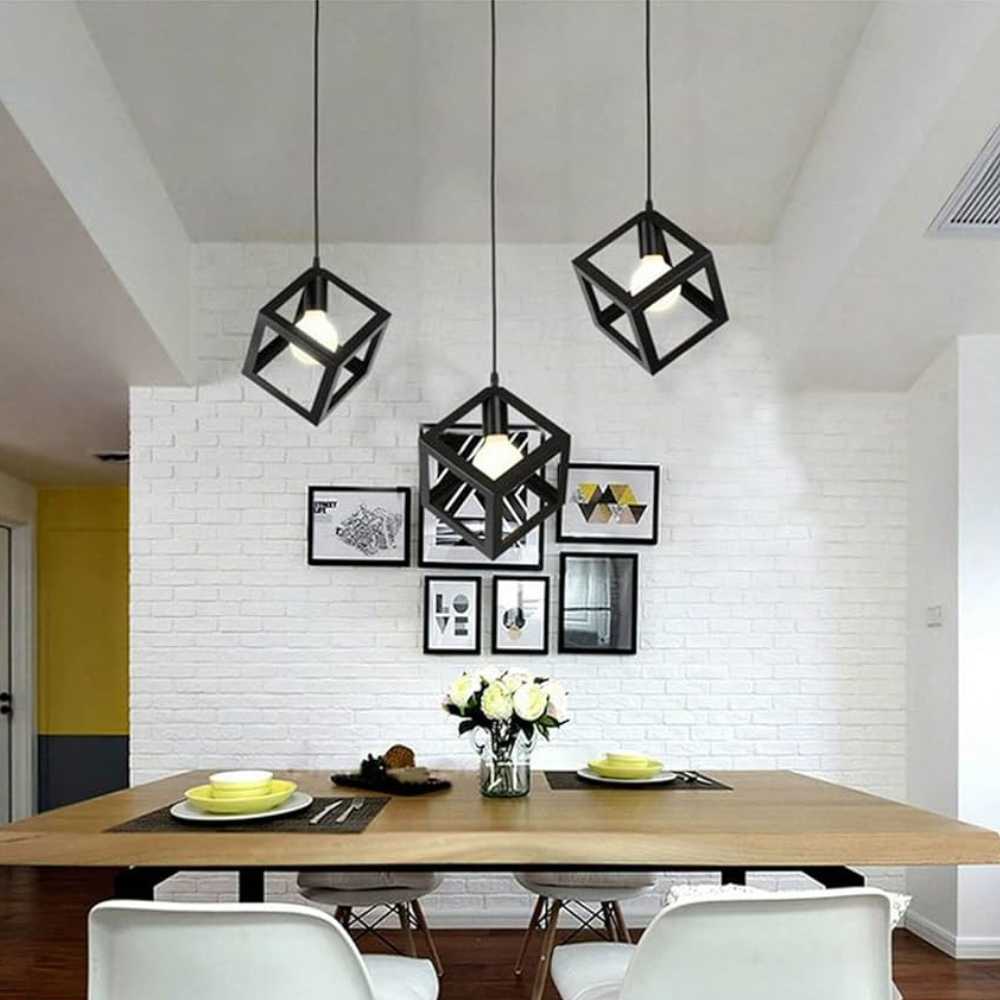 COLGANTE METÁLICO MERAK TECNOLITE 1.83 METROS DE ALTURA POTENCIA MÁXIMA 60W BASE E27 NO INCLUYE FOCO