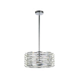 COLGANTE DE CRISTAL MIMOSA TECNOLITE 1.70 METROS DE ALTURA POTENCIA MÁXIMA 60W 3 BASES E27 NO INCLUYE FOCOS ***TECNOLITE HAE***