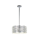 COLGANTE DE CRISTAL MIMOSA TECNOLITE 1.70 METROS DE ALTURA POTENCIA MÁXIMA 60W 3 BASES E27 NO INCLUYE FOCOS ***TECNOLITE HAE***