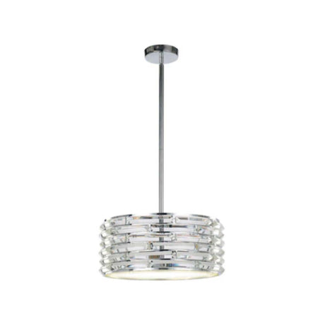 COLGANTE DE CRISTAL MIMOSA TECNOLITE 1.70 METROS DE ALTURA POTENCIA MÁXIMA 60W 3 BASES E27 NO INCLUYE FOCOS ***TECNOLITE HAE***