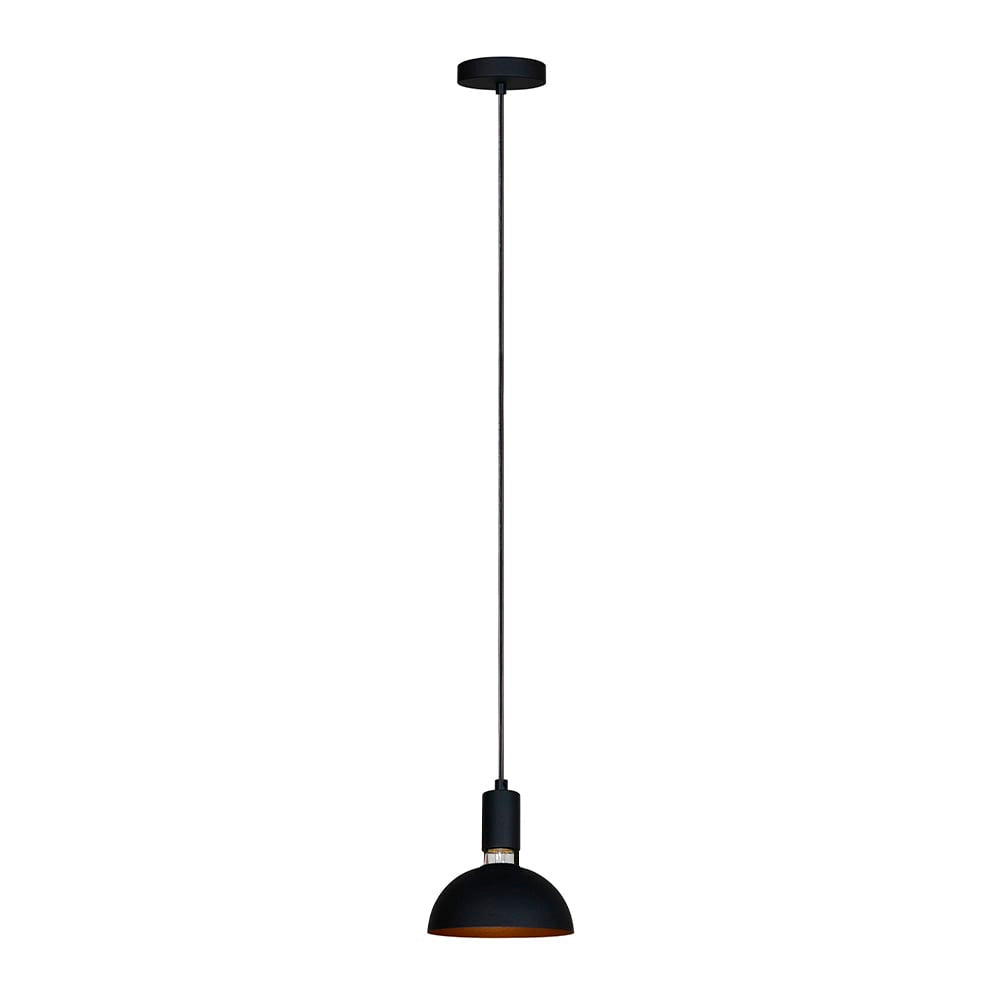 LUMINARIO INT SUSP S/L 100-240V E27 NEGRO