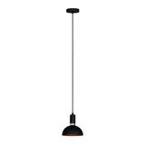 LUMINARIO INT SUSP S/L 100-240V E27 NEGRO