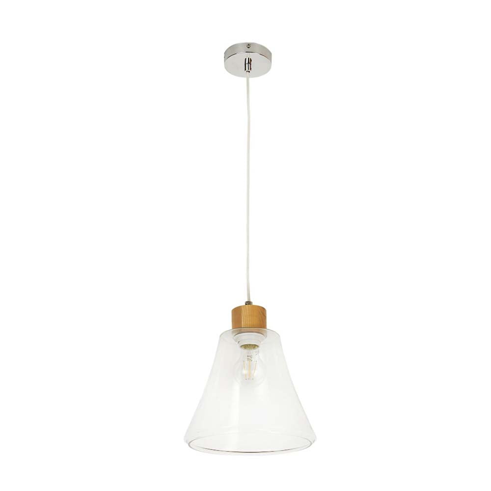 LAMPARA COLGANTE DE CRISTAL SIN FOCO AFRODITA DE 60W TECNOLITE