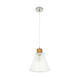 LAMPARA COLGANTE DE CRISTAL SIN FOCO AFRODITA DE 60W TECNOLITE