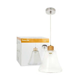 LAMPARA COLGANTE DE CRISTAL SIN FOCO AFRODITA DE 60W TECNOLITE
