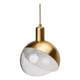 LUMINARIO INT. COLG. 8.5W/100-240V. CRISTAL ACERO BRONCE ANTIGUO KORNE ***TECNOLITE HAE***