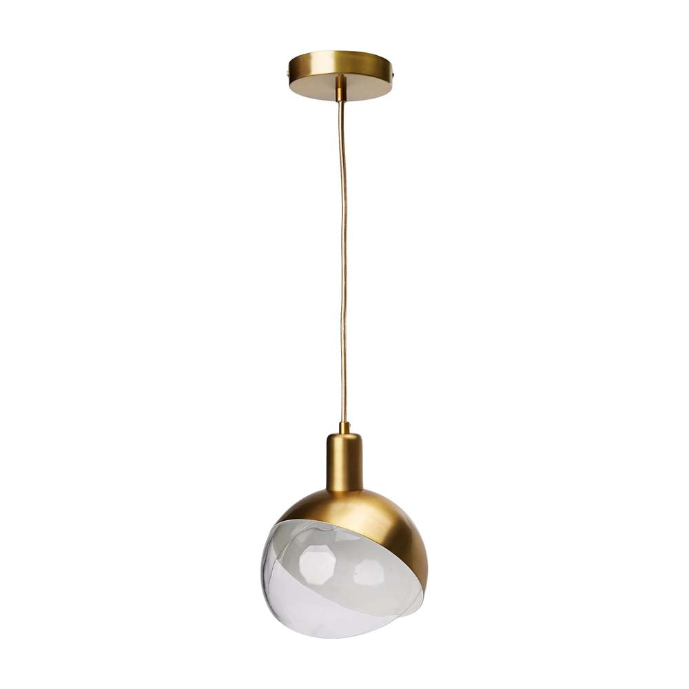 LUMINARIO INT. COLG. 8.5W/100-240V. CRISTAL ACERO BRONCE ANTIGUO KORNE ***TECNOLITE HAE***