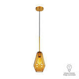 COLGANTE DE CRISTAL LILII TECNOLITE 1.35 METROS DE ALTURA POTENCIA MÁXIMA 60W BASE E27 NO INCLUYE FOCO *** EXHIBIDO ***