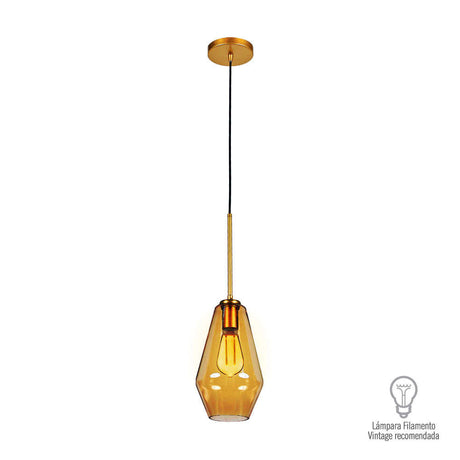 COLGANTE DE CRISTAL LILII TECNOLITE 1.35 METROS DE ALTURA POTENCIA MÁXIMA 60W BASE E27 NO INCLUYE FOCO *** EXHIBIDO ***