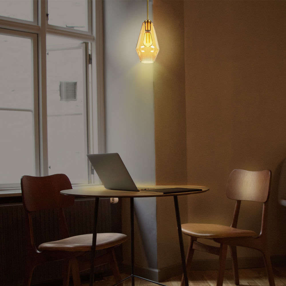 COLGANTE DE CRISTAL LILII TECNOLITE 1.35 METROS DE ALTURA POTENCIA MÁXIMA 60W BASE E27 NO INCLUYE FOCO *** EXHIBIDO ***