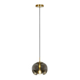 LUMINARIO INT SUSP S/L HOGA 100-240V E27 DORADO HUMO