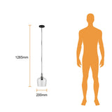 LUM S/L INT SUS 100-240V TRANSPARENTE CRESIDA II TECNOLITE
