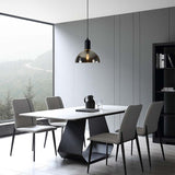 LAMPARA COLGANTE DE 60 W DE CRISTAL COLOR NEGRO Y HUMO IRENA I 60CTL8323MVNCH TECNOLITE