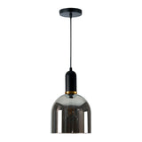 LUMINARIO INT SUSP S/L IRENA II 100-240V E27 NEGRO HUMO