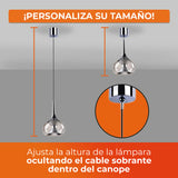 LAMPARA DE INTERIOR COLGANTE DE 60W COLUMBIA I TECNOLITE