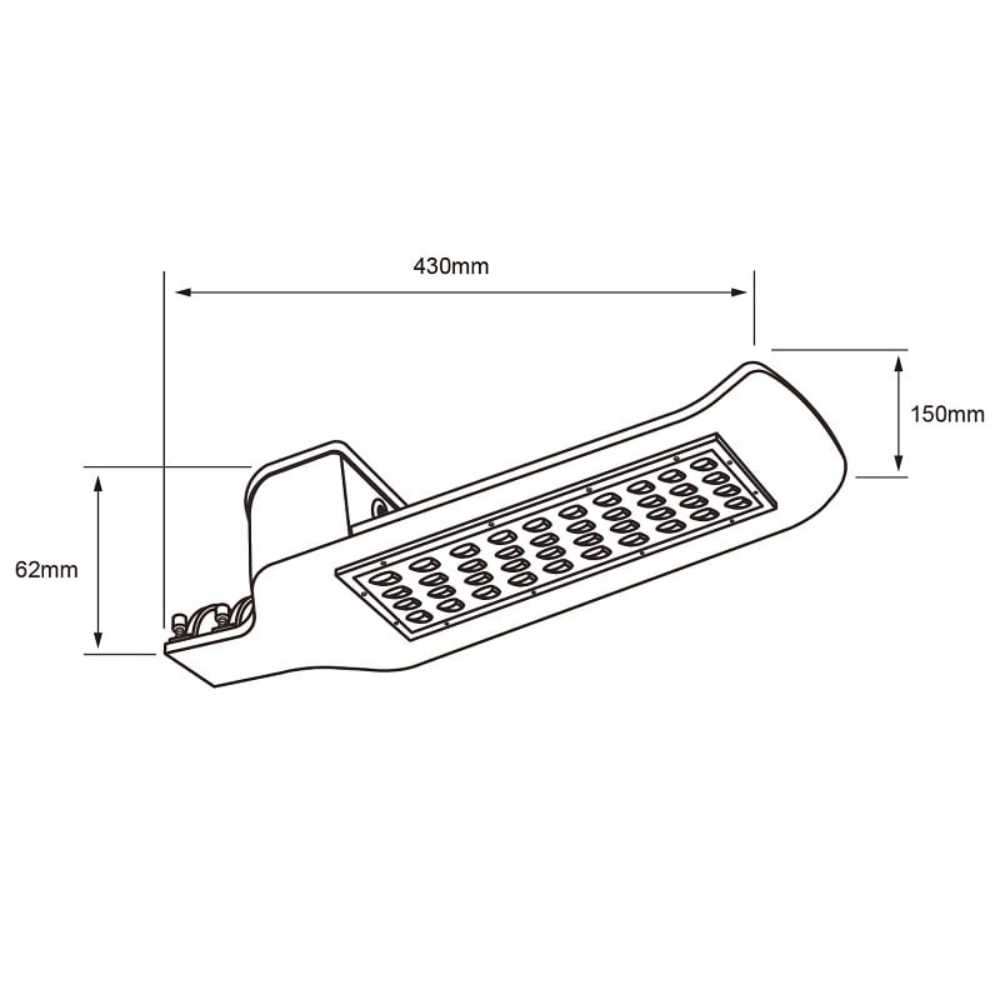 LÁMPARA DE EXTERIOR LED TECNOLITE INDUS II PARA PUNTA DE POSTE 60W LUZ DE DÍA