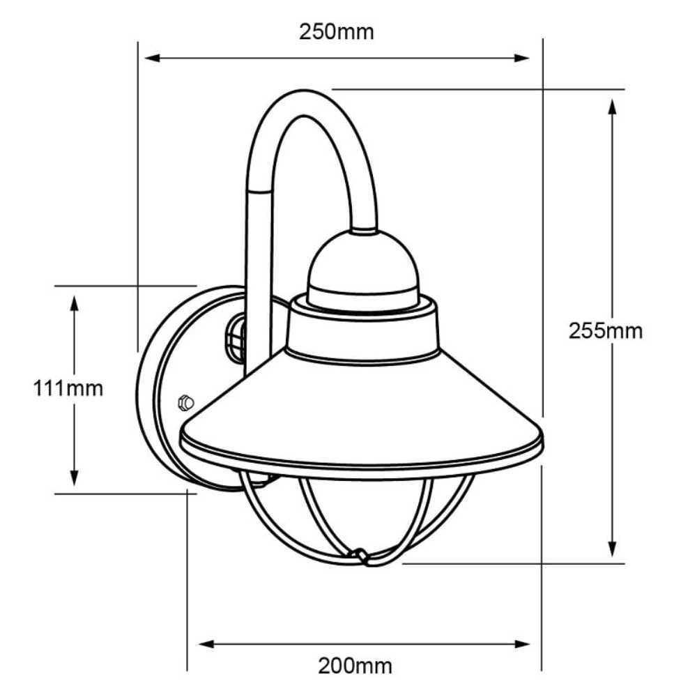 FAROL DE EXTERIOR AURIGA TECNOLITE PARA SOBREPONER BASE E27 BLANCO