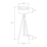 LUMINARIO S/LAMAPARA E27 BLANCO