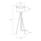 LUMINARIO S/LAMAPARA E27 BCO
