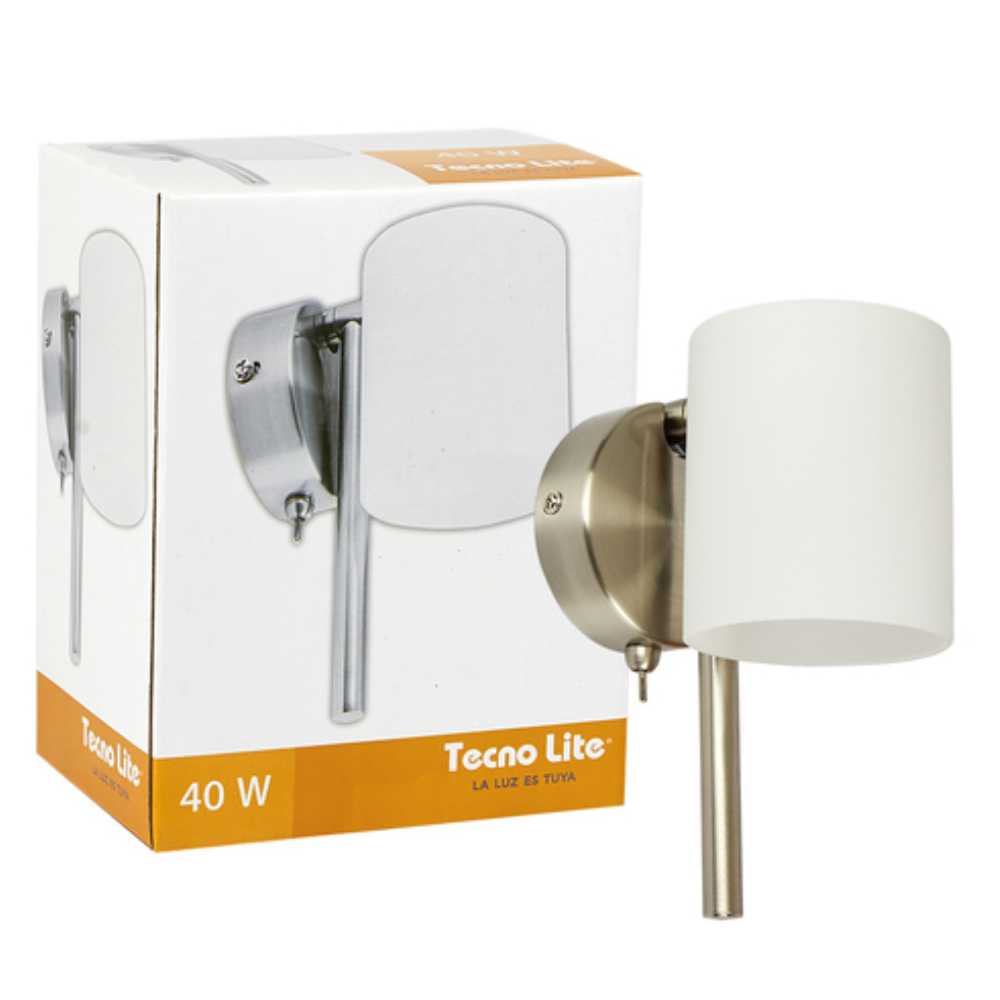 LAMPARA DE PARED TECNOLITE GIARRE BASE G9